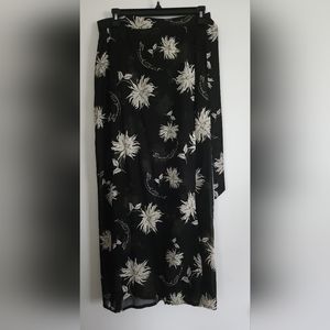 Escada Beach Cover Up Skirt Fits 34" Waist Or Smaller Adjustable Tie Wrap